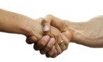 Knochenbrecher-Handshake