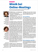 Mimik bei Online-Meetings