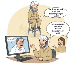Mulla Nasruddin am Stuhl