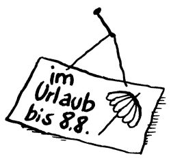 Urlaubsmeldung Urlaubsmeldung